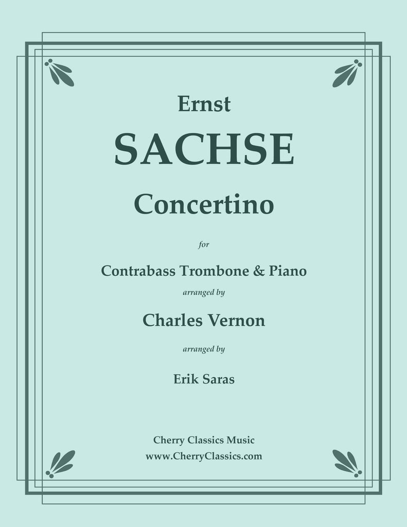 Sachse - Concertino for Contrabass Trombone and Piano