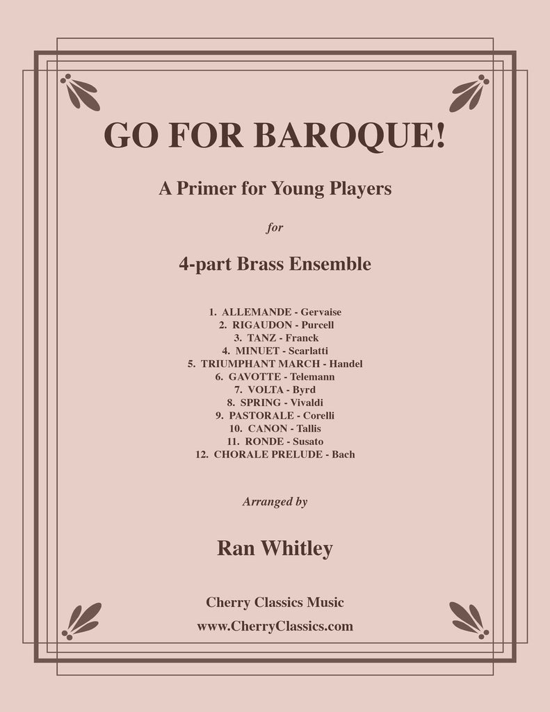 Various - Go For Baroque! A Primer for Young Players for 4-part Brass Ensemble