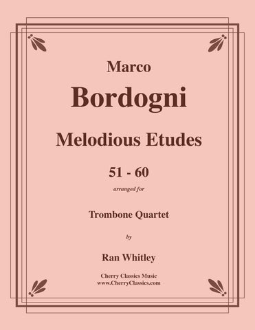 Bordogni - Melodious Etudes 41-50 for Trombone Quartet