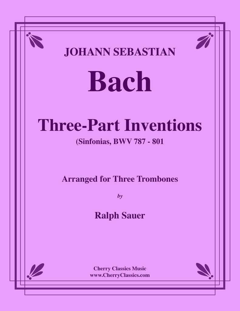 Bach - Three-Part Inventions for Three Trombones