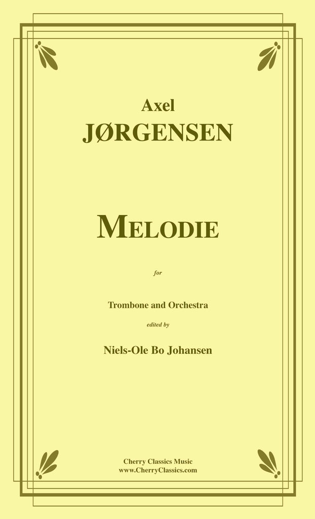 Jorgensen - Melodie for Trombone and Orchestra