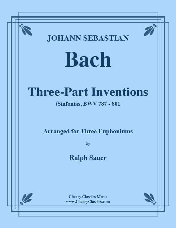 Bach - Three-Part Inventions for Three Euphoniums