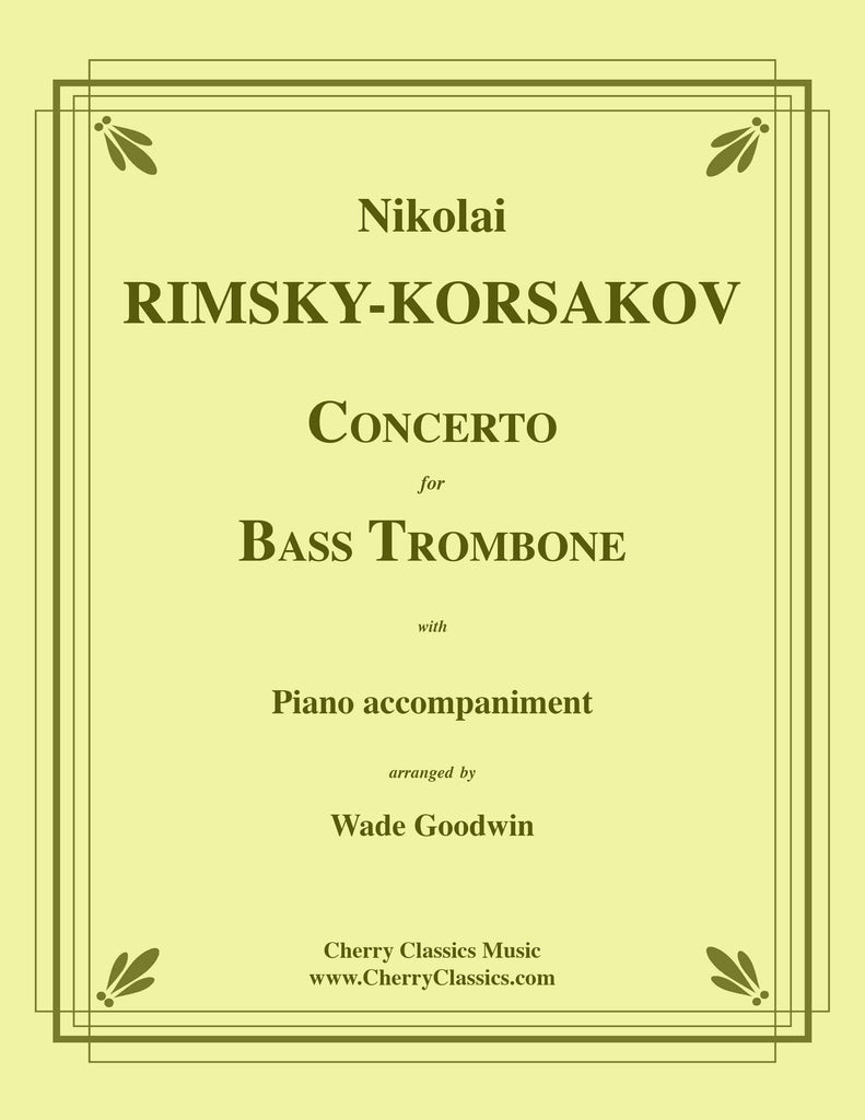RimskyKorsakov - Concerto for Bass Trombone with Piano accompaniment