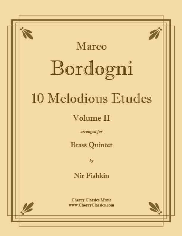 Bordogni - 10 Melodious Etudes for Brass Quintet, Volume 2