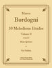 Bordogni - 10 Melodious Etudes for Brass Quintet, Volume 2