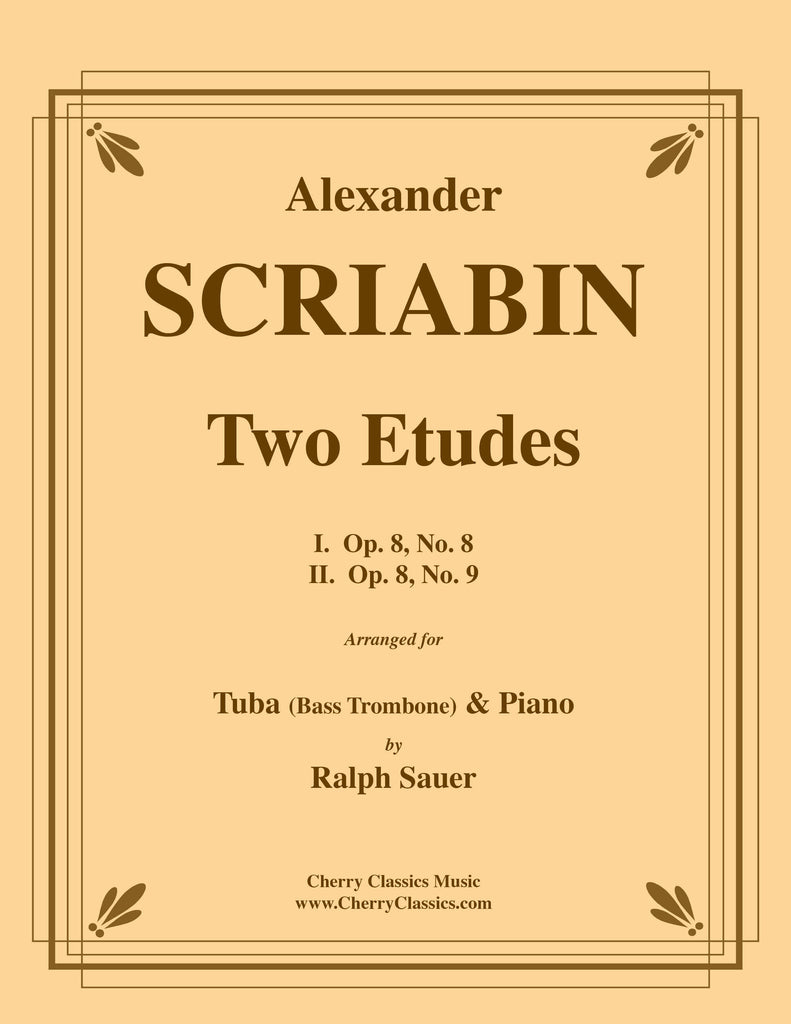 Scriabin - Two Etudes for Tuba or Bass Trombone and Piano