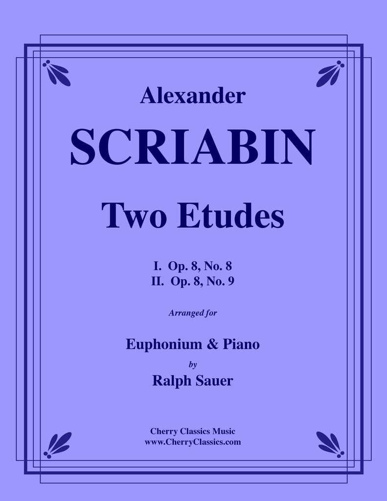 Scriabin - Two Etudes for Euphonium and Piano