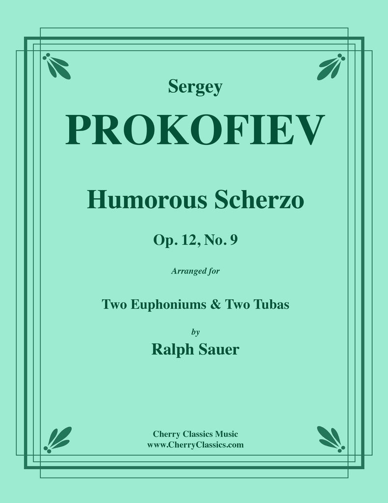 Prokofiev - Humorous Scherzo, Op. 12, No. 9 for Tuba Quartet