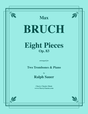 Brahms - Die Nonne und der Ritter, Opus 28, No. 1 for Trombone & Bass Trombone (Tuba) with Piano accompaniment