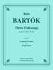 Bartok - Three Folksongs for Trombone and Piano