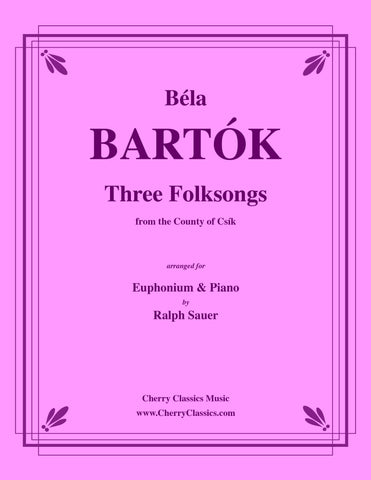 Bartok - Three Folksongs for Trombone and Piano