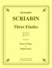 Scriabin - Three Etudes for Horn and Piano