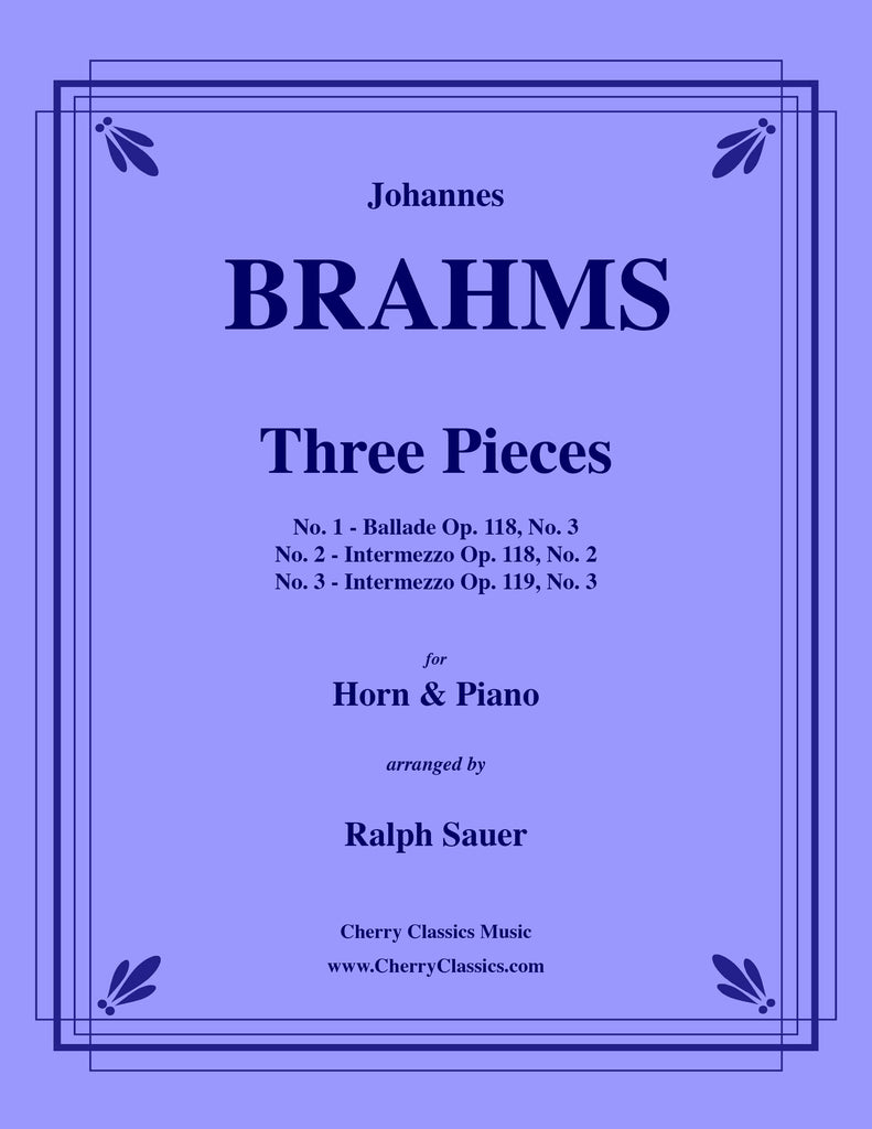 Brahms - Three Pieces for Horn and Piano
