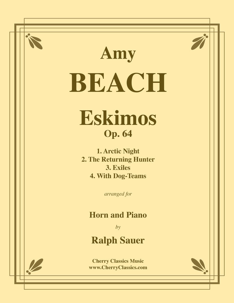 Beach - Eskimos, Op. 64 for Horn and Piano