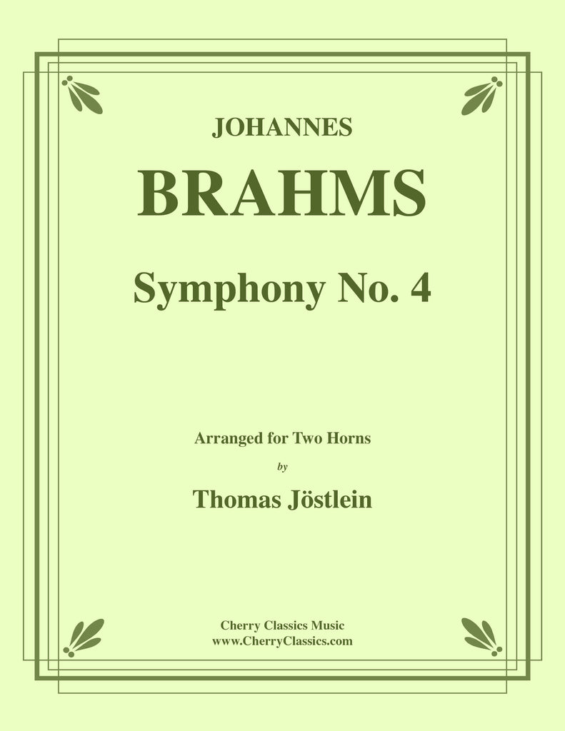 Brahms - Symphony No. 4 for Two Horns