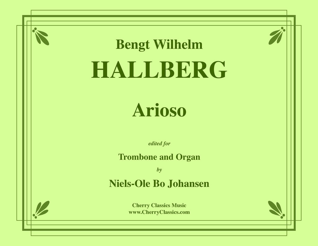 Hallberg - Arioso for Trombone and Organ