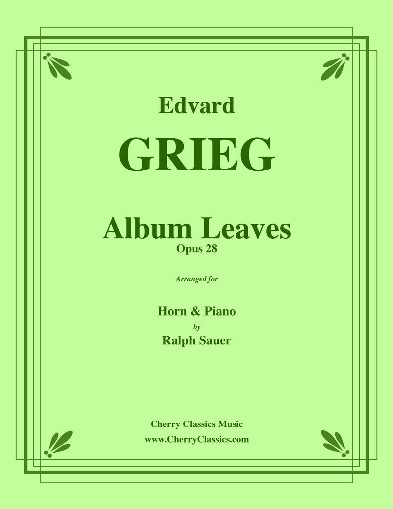 Grieg - Album Leaves, Opus 28 for Horn and Piano