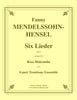 Mendelssohn-Hensel - Six Lieder Op. 7 for 8-part Trombone Ensemble