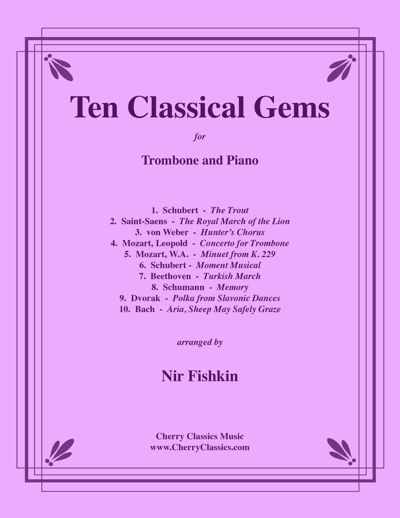 Various - Ten Classical Gems for Trombone and Piano