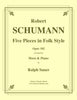 Schumann - Five Pieces in Folk Style, Opus 102 for Horn and Piano