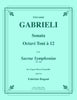 Gabrieli - Sonata Octavi Toni a 12 for Brass Ensemble