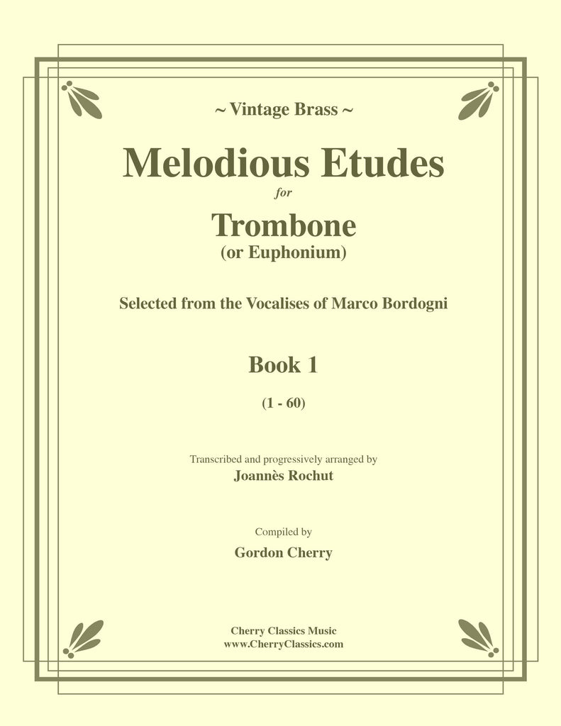 Bordogni - Rochut Melodious Etudes Book 1 for Trombone or Euphonium - PDF Edition