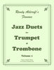 Aldcroft - Famous Jazz Duets for Trumpet and Trombone, Volume 1