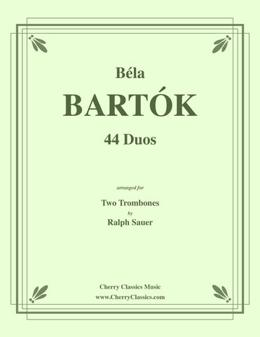 Bartok - Romanian Christmas Songs for Trombone and Piano