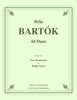 Bartok - 44 Duos for Two Trombones