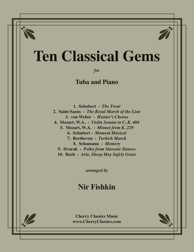 Various - Ten Classical Gems for Tuba and Piano