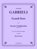 Gabrieli - Exaudi Deus for 7-part Trombone Ensemble