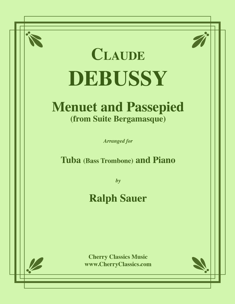 Debussy - Menuet and Passepied for Tuba or Bass Trombone and Piano