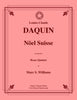 Daquin - Nöel Suisse for Brass Quintet