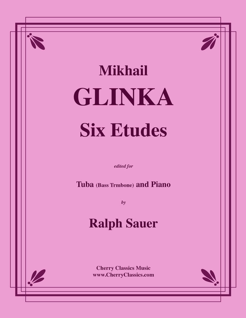 Glinka - Six Etudes for Tuba or Bass Trombone and Piano