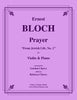 Bloch - Prayer for Violin & Piano