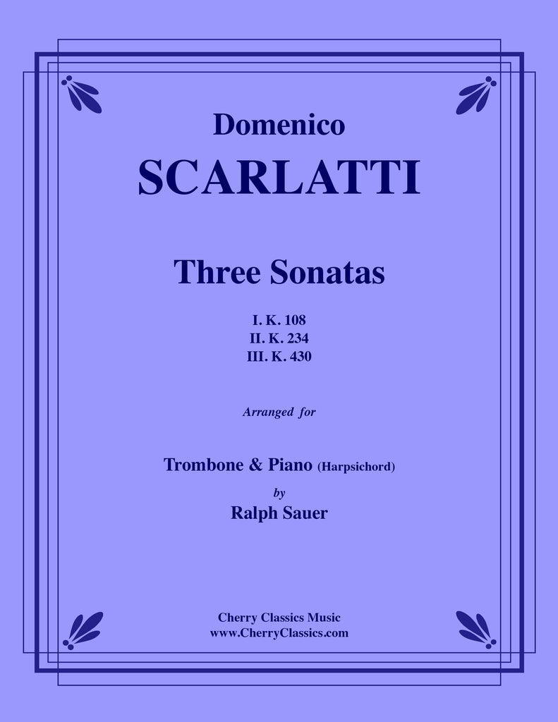Scarlatti - Three Sonatas for Trombone and Piano