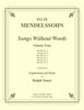 Mendelssohn - Songs Without Words, Volume Four for Euphonium and Piano