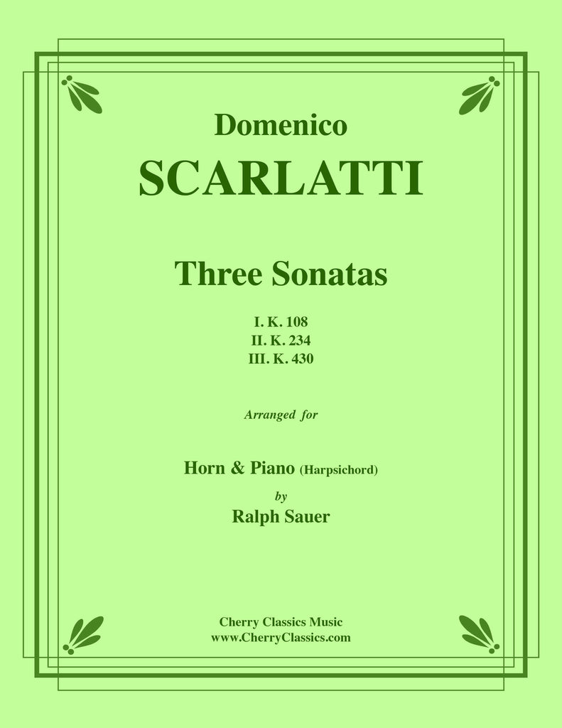 Scarlatti - Three Sonatas for Horn and Piano