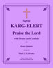 Karg-Elert - Praise the Lord with Drums and Cymbals for Brass Quintet