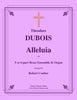 Dubois - Alleluia for 5 or 6-part Brass Ensemble and Organ - Cherry Classics Music