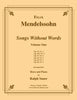 Mendelssohn - Songs Without Words, Volume I for Horn and Piano - Cherry Classics Music