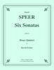 Speer - Six Sonatas for Brass Quintet - Cherry Classics Music
