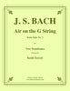 Bach - Air on the G String for Two Trombones