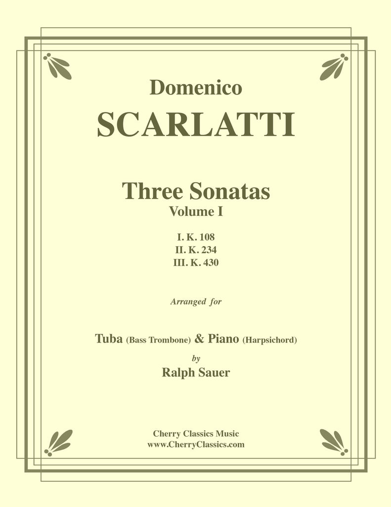 Scarlatti - Three Sonatas for Tuba or Bass Trombone and Piano
