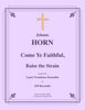 Horn - Come Ye Faithful, Raise the Strain for 5-part Trombone Ensemble