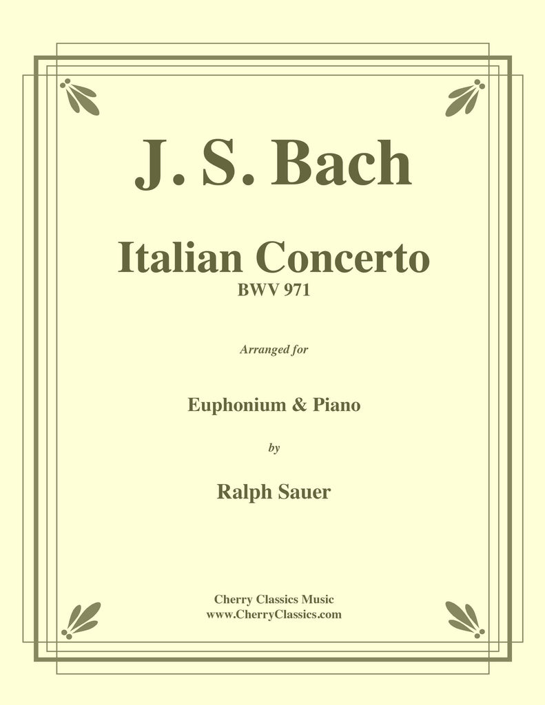 Bach - Italian Concerto for Euphonium & Piano