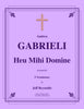 GabrieliAndrea - Heu Mihi, Domine for 5 Trombones