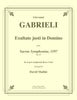 Gabrieli - Exultate justi in Domino for 8-part antiphonal Brass Choir