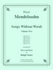 Mendelssohn - Songs Without Words, Volume 2 for Horn and Piano