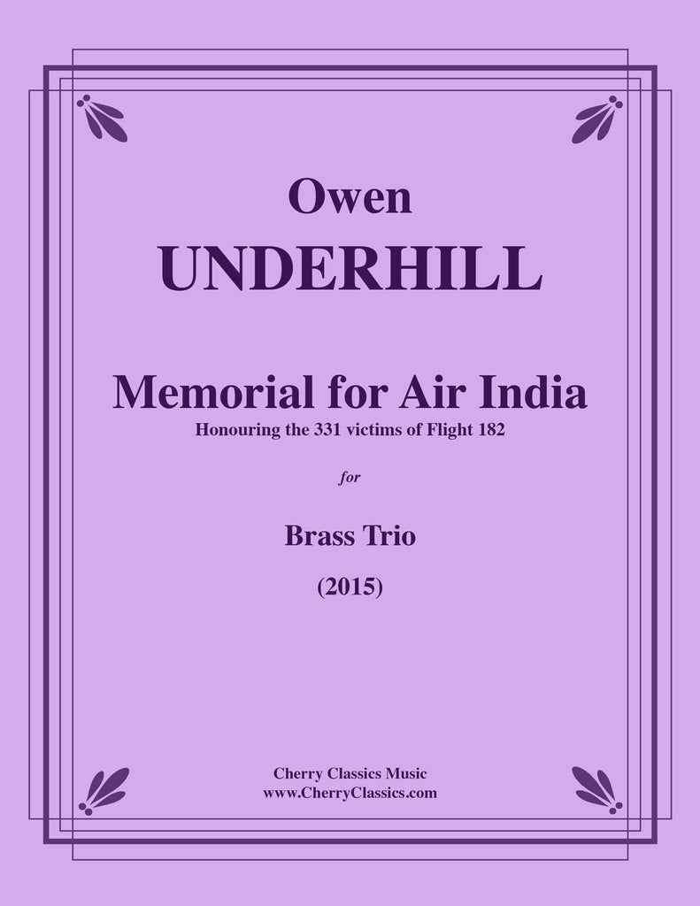 Underhill - Memorial for Air India for Brass Trio